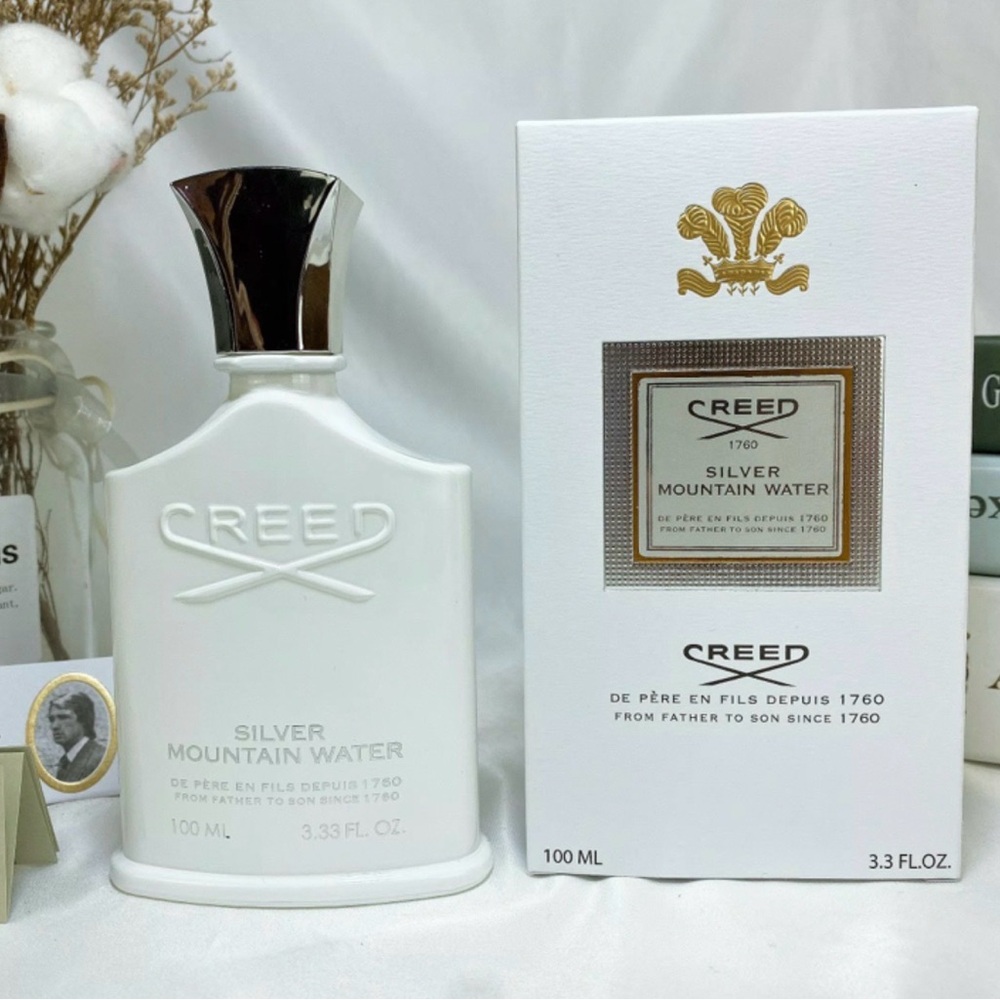 Creed Silver Mountain Water Body Wash - White and Silver